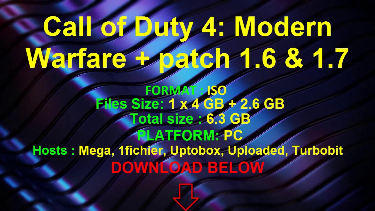Call of duty 4 modern warfare download torrent